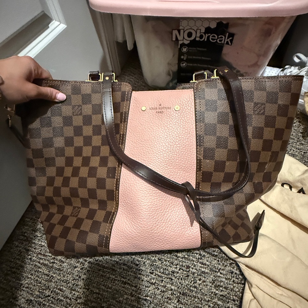 Louis Vuitton Jersey Damier Ebene/Pink